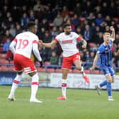 Curtis Tilt's sole Rotherham appearance, at Rochdale in May 2020