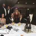 Pictured at the event are, back row, from left to right: Faraz Unees of sponsors PMA Housing, Amran Akhter of sponsors Create Kitchens, event supporter Carole Foster; front row: Crossroads Care business development manager Liz Hopkinson, chief executive officer Kate Davis, the Mayor of Rotherham Cllr Tajamal Khan and chair of the Barnsley and Rotherham Chamber's diversity and inclusion group Cllr Lyndsay Pitchley.