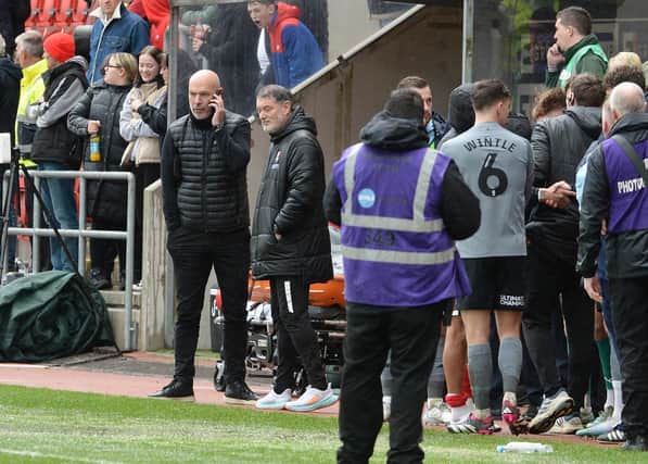 Howard Webb at New York Stadium. Pictures by Kerrie Beddows