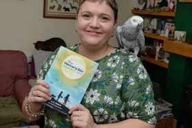 Jo Siddall with her new book The Memory Box.