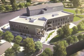 An artist's impression of what the campus would look like.