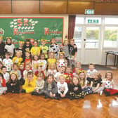 Pupils at Ravenfield Primary School wore spots to raise funds for Children in Need. 171966-1