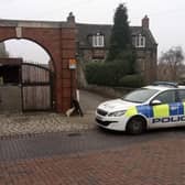 Police were on scene at the Cross Keys Pub earlier this morning.