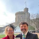 Ken and wife Karen at Windsor Castle