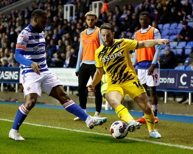 Conor Washington threatens for the Millers in the first half. Picture by Jim Brailsford