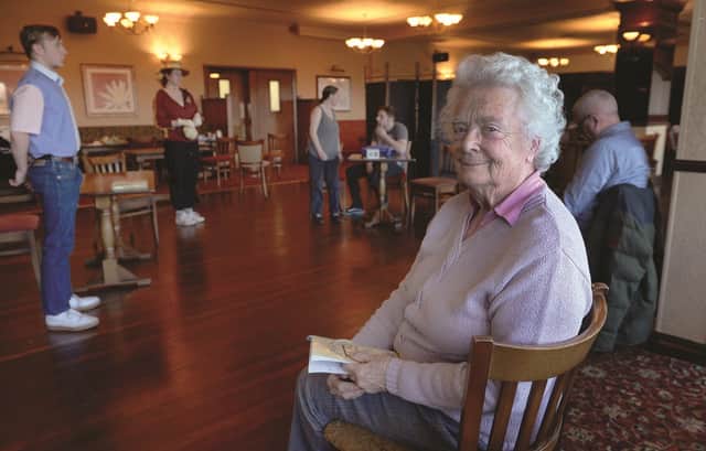 Julie Webb oversees rehearsals of Phoenix Players' forcoming production of Charley's Aunt.