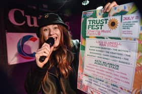 Kier Burke who is looking for raffle and auction prizes for her charity music festival at the Cutlers Arms on July 8th with all proceeds going to the Teenage Cancer Trust. 230480-1