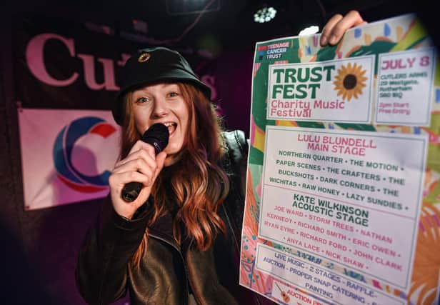 Kier Burke who is looking for raffle and auction prizes for her charity music festival at the Cutlers Arms on July 8th with all proceeds going to the Teenage Cancer Trust. 230480-1
