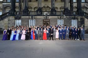 Students from Winterhill School who celebrated their Prom at Wentworth Woodhouse