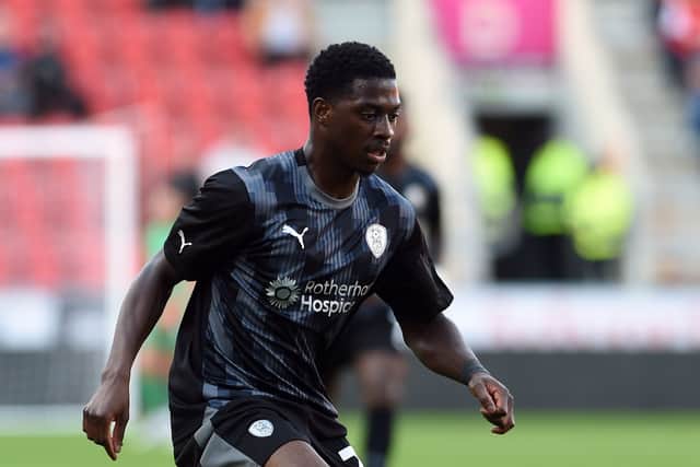 Sullay Kaikai plays a Rotherham United trial game against Middlesbrough. Picture: Dave Poucher