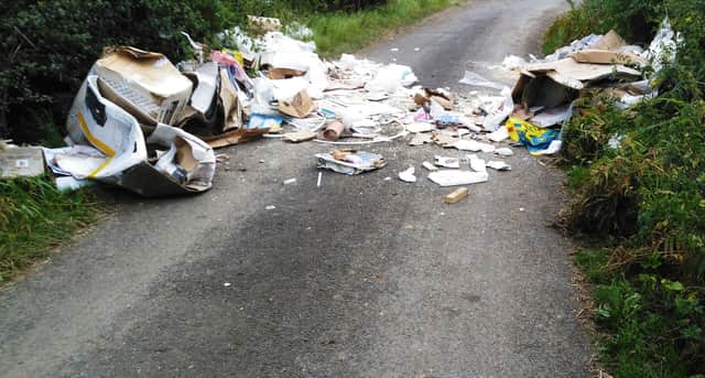 Waste tipped by Hurst at Back Lane