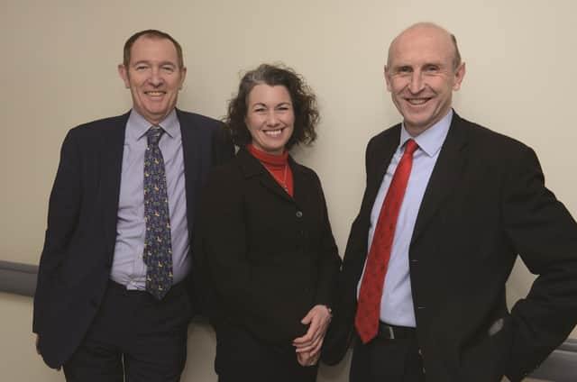 L-R: MPs Kevin Barron, Sarah Champion and John Healey