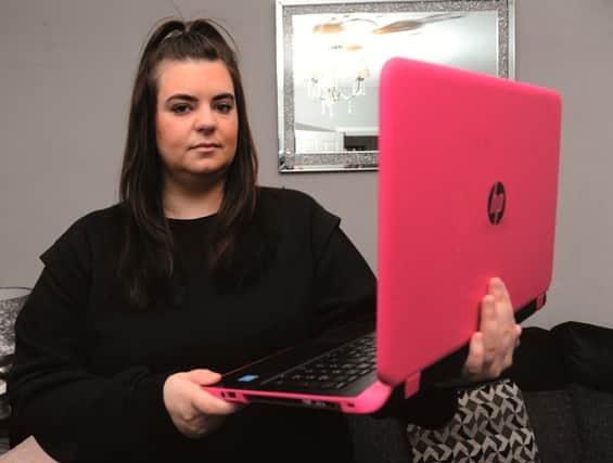 Furious mum Jess Hughes and her family were affected by the hacking incident