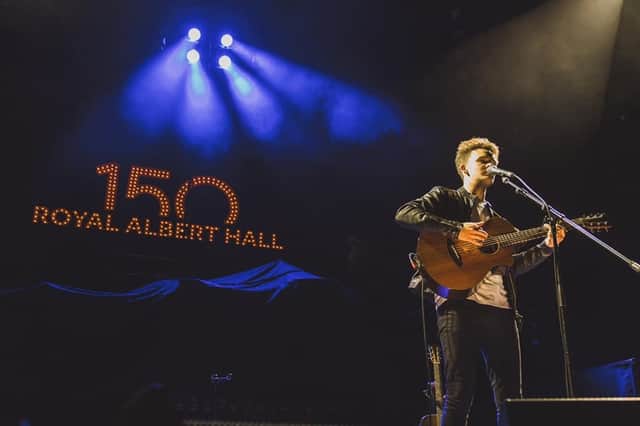 Alfie Sheard playing the Royal Albert Hall. Photo by Virginie Viche