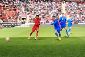 Action from England U19s v Iceland U19s at AESSEAL New York Stadium. Picture by DAVE POUCHER