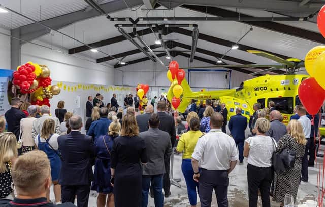 The launch of the new Yorkshire Air Ambulance.
Pic: Alex Roebuck