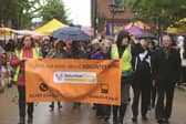 Voluntary Action Rotherham's annual Big Volunteer Walk took place in the town centre recently. 170951-27