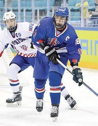Liam Kirk in action for GB