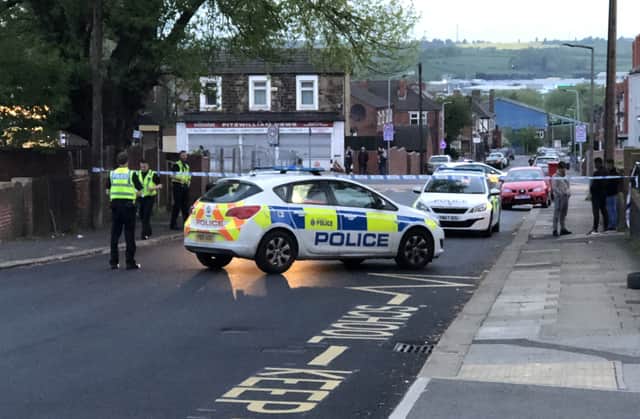 Cranworth Road closed by police.
Photograph by Alex Roebuck.