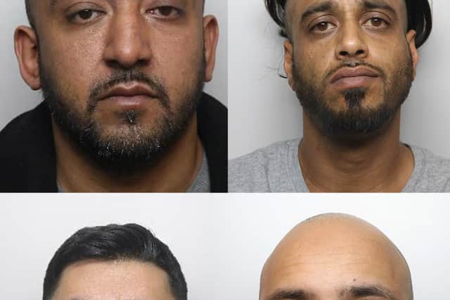L-R TOP: Abid Saddiq, Sharaz Hussain; L-R BOTTOM: Masaued Malik, Aftab Hussain