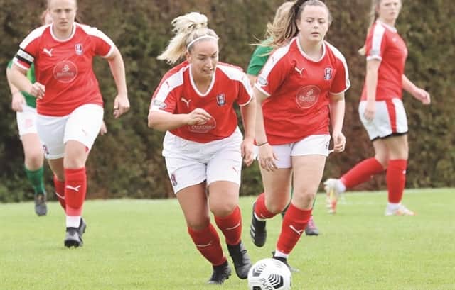 Rotherham United Women in action. Photo by ERIN SMITH