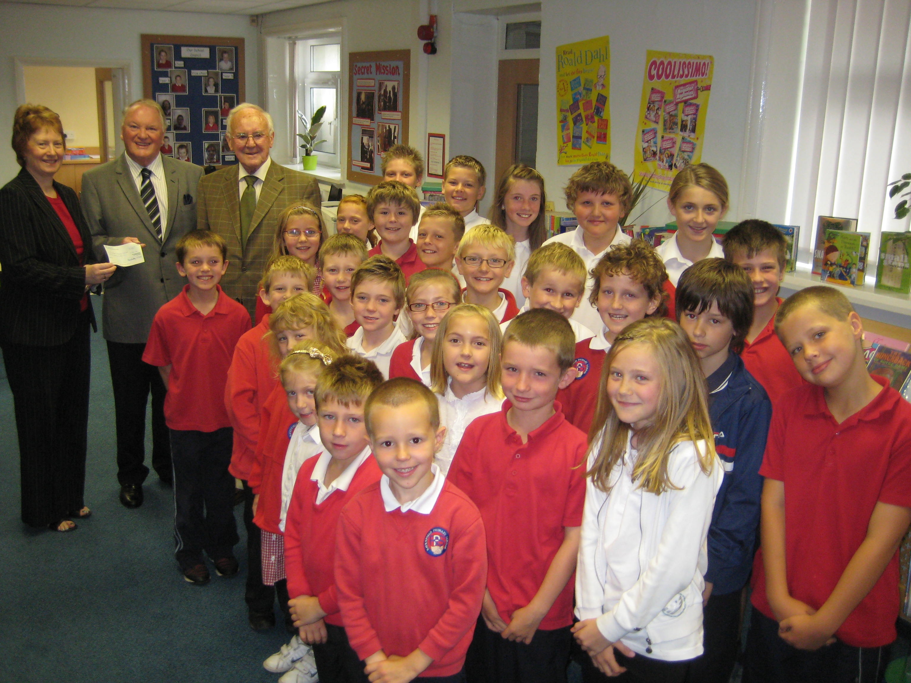 RAVENFIELD: Masons' gift to school library makeover