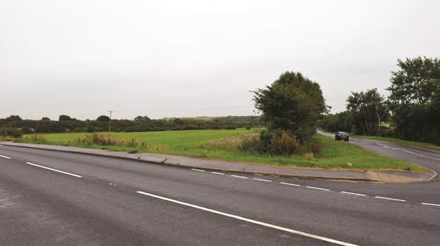 The proposed site at Common Lane in North Anston