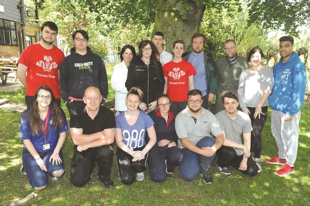Volunteers on a previous Prince's Trust scheme