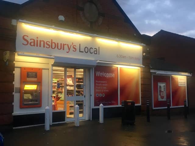 Sainsbury's Local in Flanderwell has been targeted by armed robbers, say South Yorkshire Police
