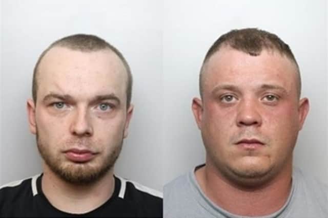Caine Gray, right, has been jailed.
