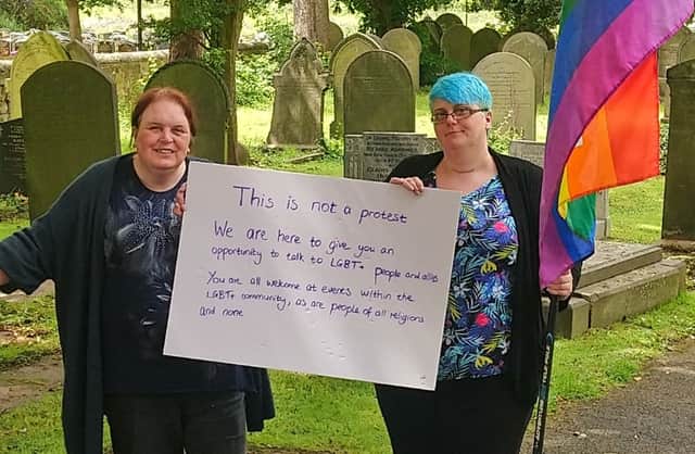 Nichola Goodson (left) and Emily Wraw of the Rainbow Project.