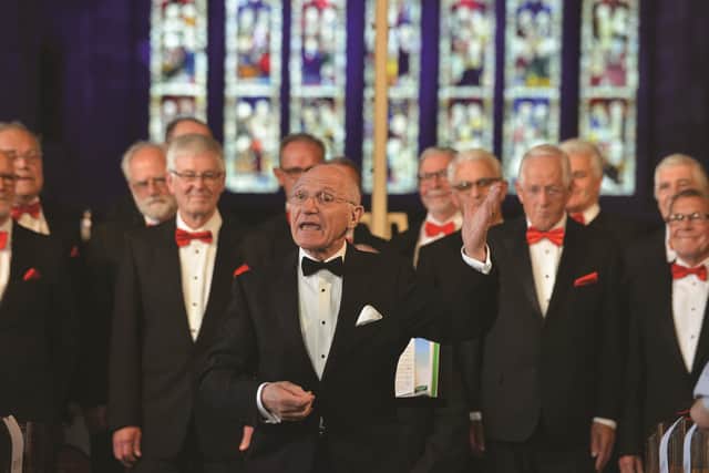 Thurnscoe Male Voice Choir in action