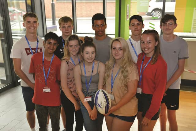 Members of Rotherham United Community Sports Trust's NCS Team Seven, who are organising various fundraising activities for the Mayor of Rotherham's charities. From left to right are, back row: Josh Carroll, Ben Yates, Nakai Zambe, Jamie Walker, Aiden Law, front row: Idrees Munir, Sophie Knight, Libby Wilson, Jasmine Tuxford and Ellie Cook.