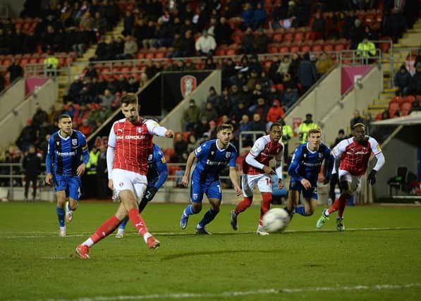 Dan Barlaser scored twice for the Millers against the Gills. Picture by Kerrie Beddows