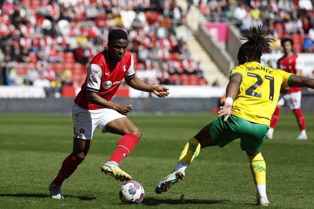 Chiedozie Ogbene in action against West Brom. Picture by Jim Brailsford