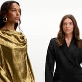 M&S Dress the Nation: Shine bright this party season with the draped mini dress by Casey Dillon