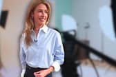 Cat Deeley's This Morning blue shirt is from M&S and it's a spring wardrobe staple.