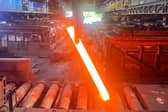 Steel is extracted from the furnace at Speciality Steel’s Stocksbridge Billet Mill at 1,200°C in preparation for hot rolling. 