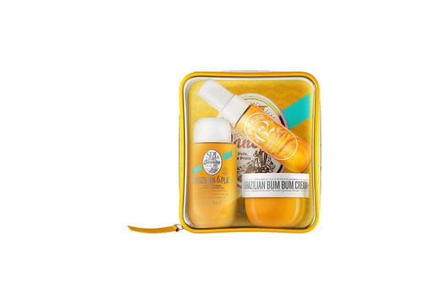 The Sol de Janeiro Bum Bum Jet Set includes travel-sized body care favourites for holidays and weekends away