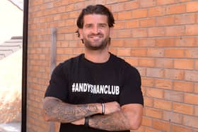 Jamie Swift getting ready for his charity runs to raise money for the Andys Man Club charity.