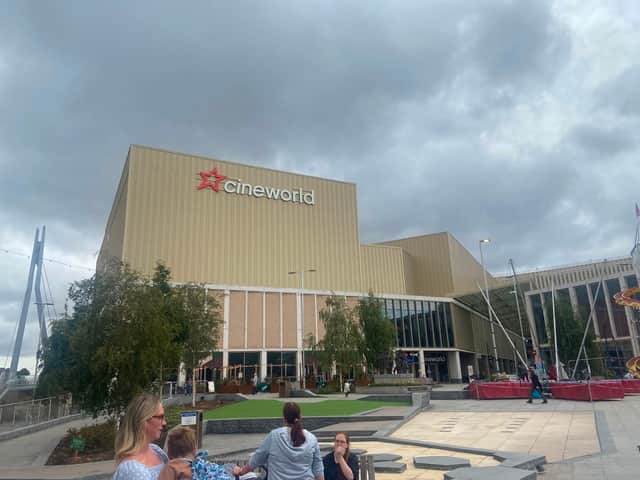 Cineworld cinema at Glass Works in Barnsley.