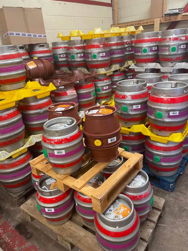 Kegs of ale at Chantry  Brewery