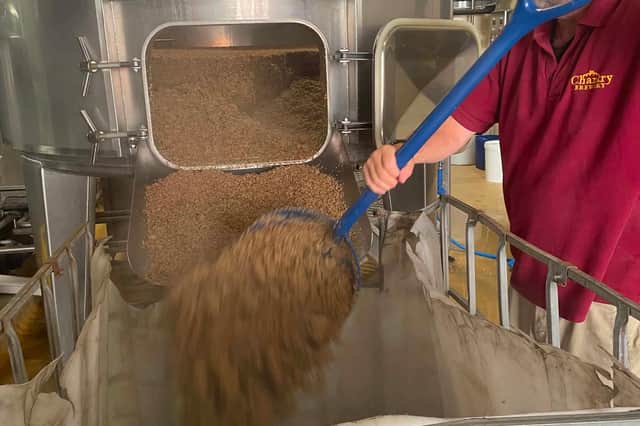 Brewing in process 