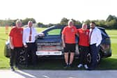 Perrys Peugeot Rotherham are supporting Rotherham Day by sponsoring the fundraising Motown Night at Wickersley Club on Friday. The event is to raise funds for the Rotherham Hospice and Barnados. Event organiser John Breckin (left) and Rotherham Day ambassadors Ronnie Moore (centre) and Carl Luckock (second right) are pictured with Jimmy Awan (right) and Stuart Sidwell.