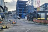 Sol cafe in Rotherham town centre, which is being affected by nearby roadworks.