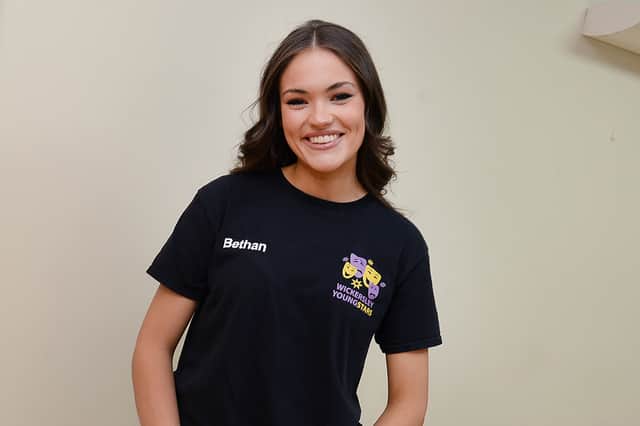 Bethan Carter who plays one of the Dollys in Wickersley Youngstars' 9-5 The Musical.
