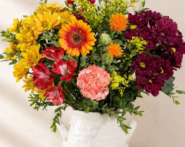 Bunches has plenty of options to choose from including flowers, hampers and greeting cards. 