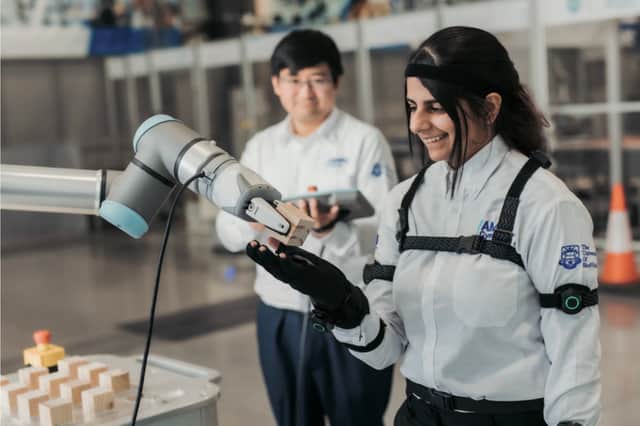ROBOT REVOLUTION; AMRC researchers exploring cutting-edge robotics and smart manufacturing technology.
