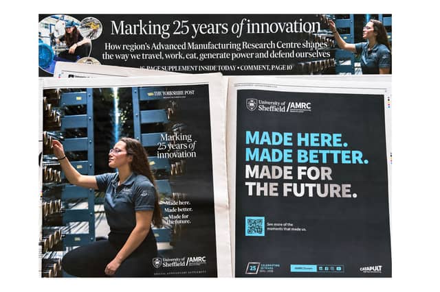Marking 25 years of innovation - read our special anniversary supplement celebrating The University of Sheffield Advanced Manufacturing Research Centre.