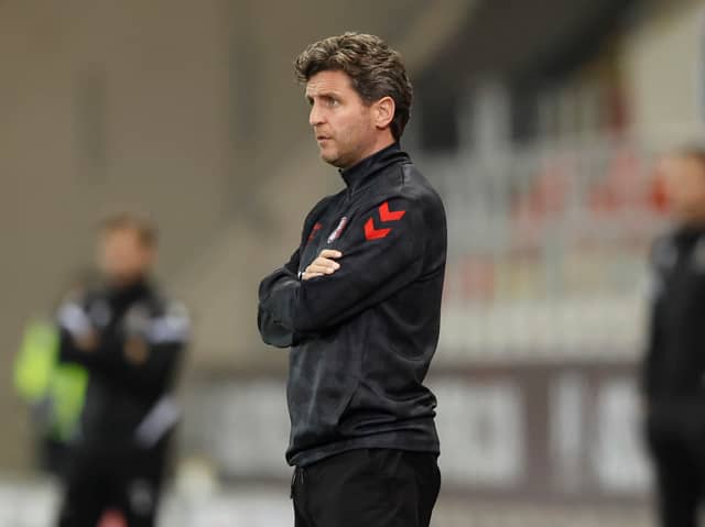 Rotherham United head coach Alex Bruce
